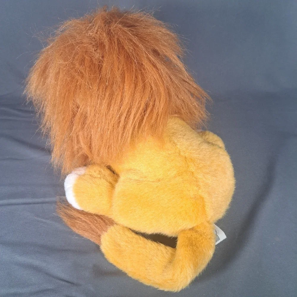 VTG 1993 Mattel Authentic Lion King Simba Roaring Plush Toy Tested‎ Collectible